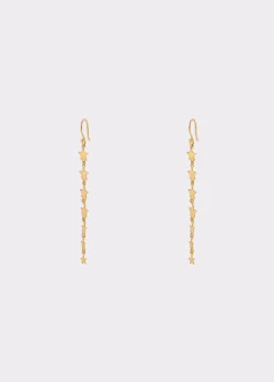 Pendientes largos estrellas degradado