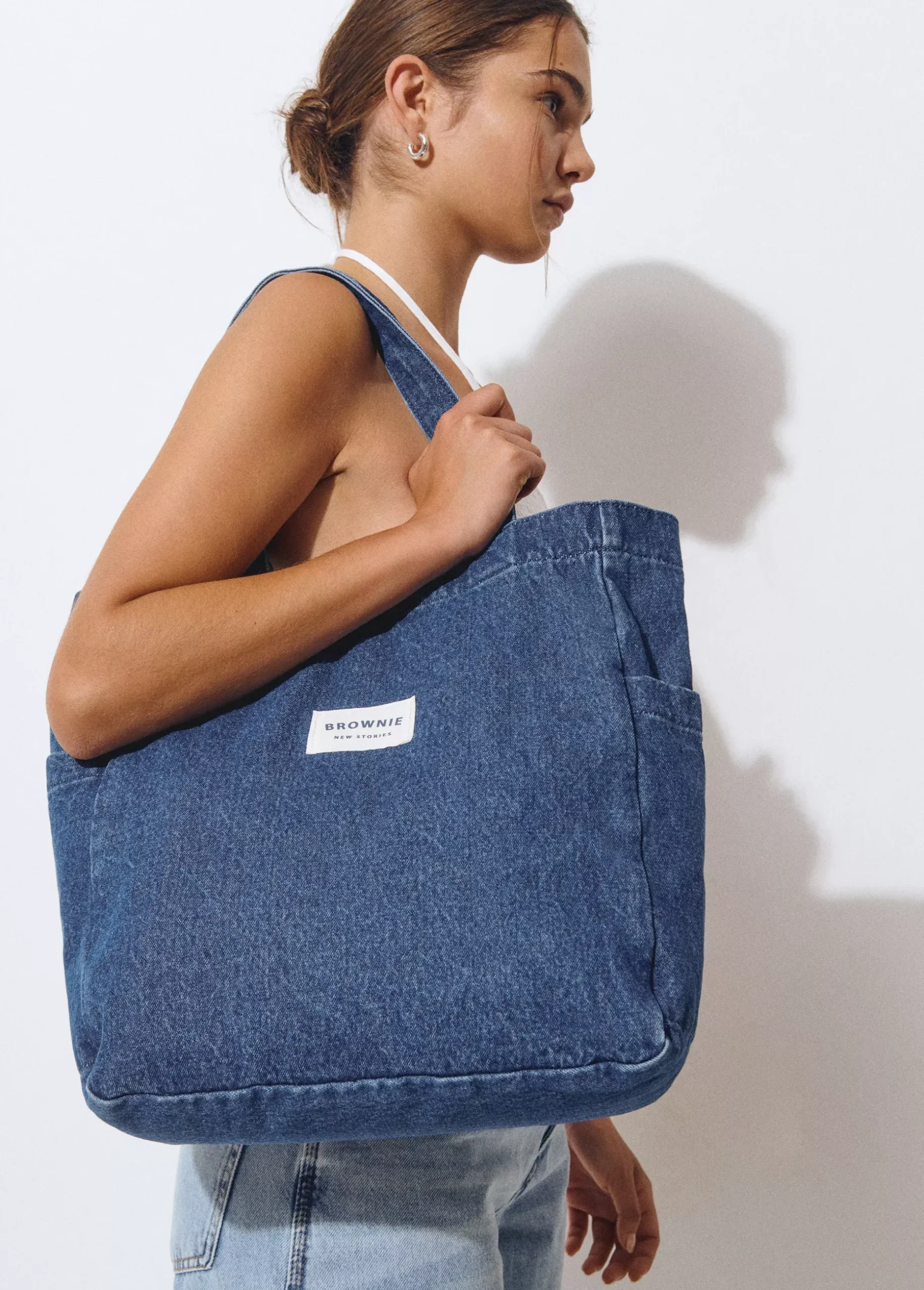 Shopper tejido denim