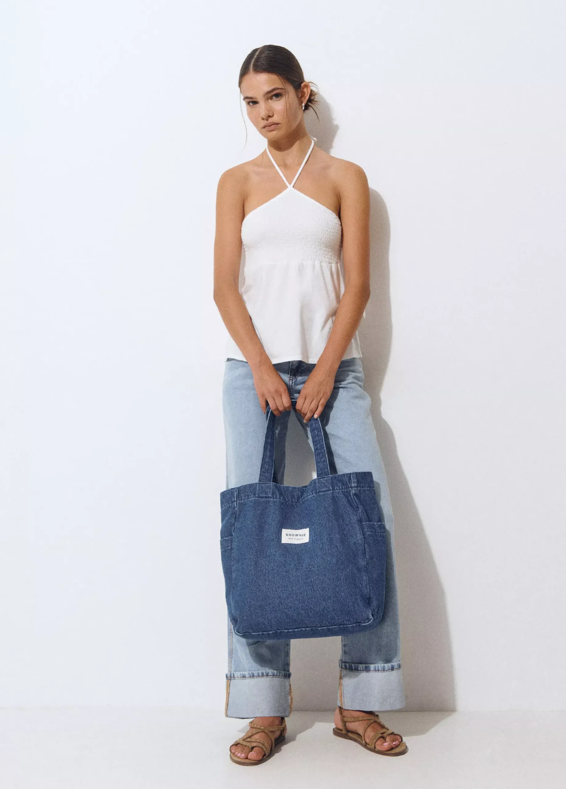 Shopper tejido denim