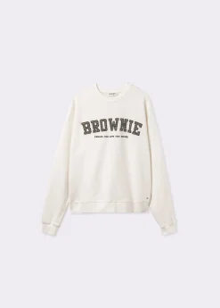 Sudadera parche cuadros