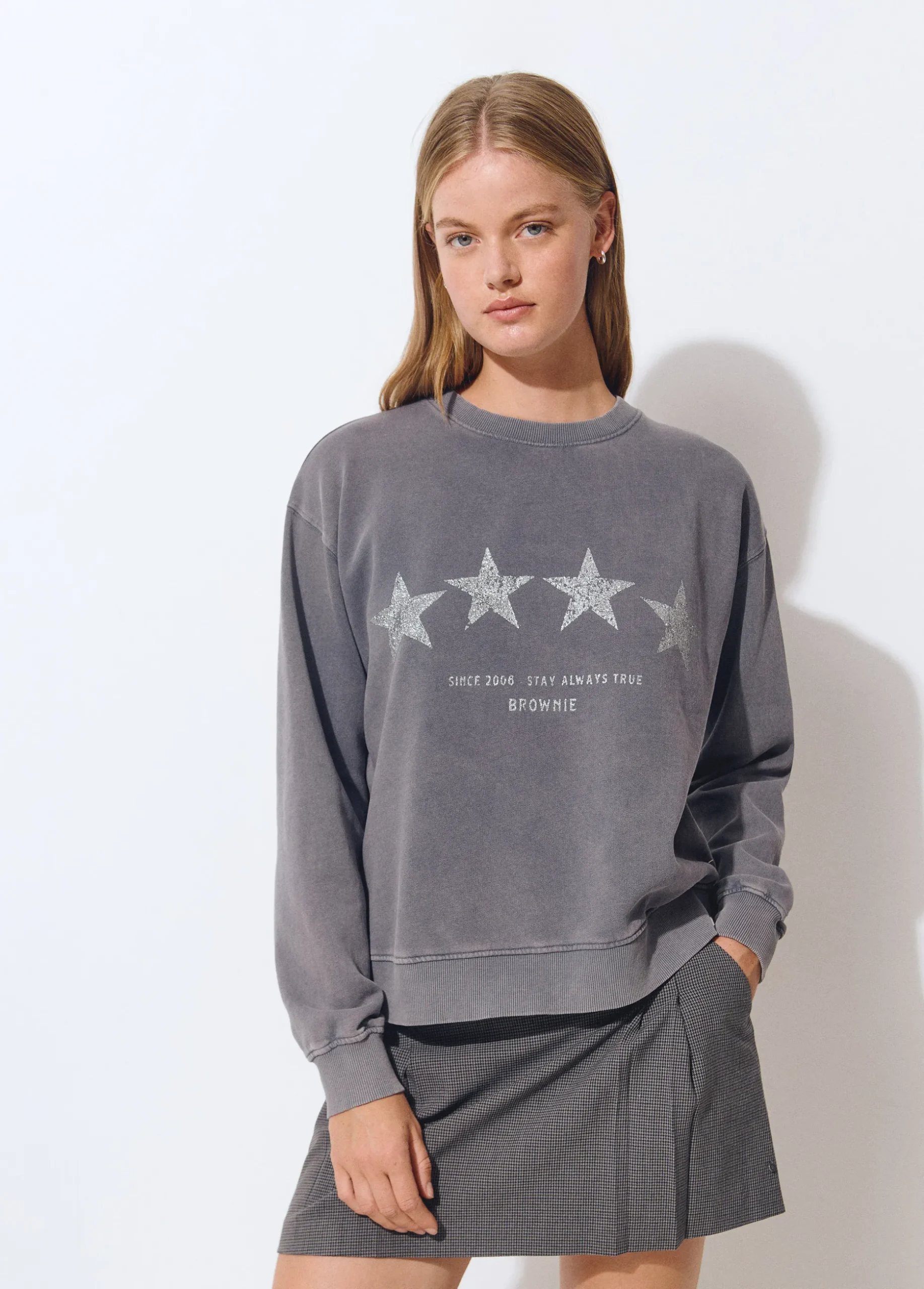 Sudadera print estrellas