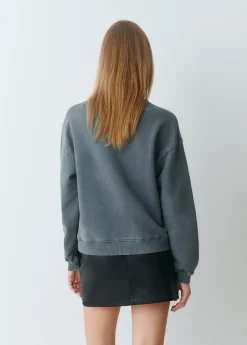 Sudadera print posicional estrella