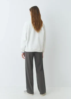 Sudadera texto brownie