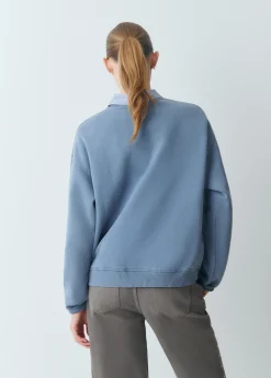 Sudadera texto desflecado