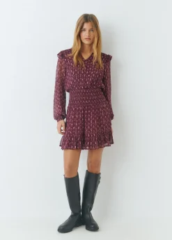 Vestido estampado sello indio